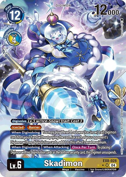 Skadimon (Alternate Art) (EX8-028 SR) - Digimon Card Game Single