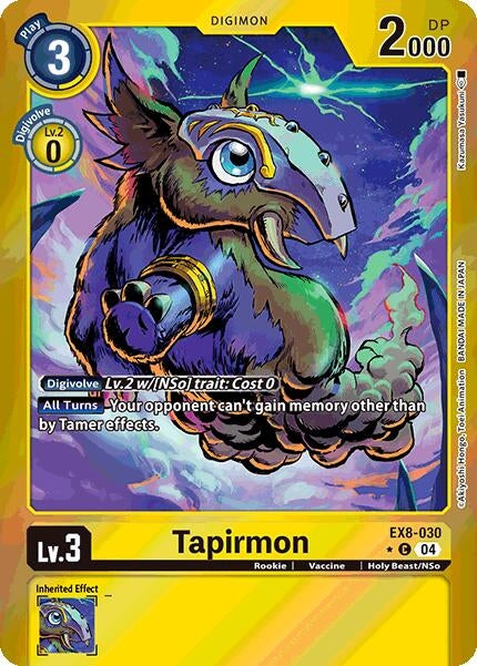 Tapirmon (Limited Foil) (EX8-030 C) - Digimon Card Game Single