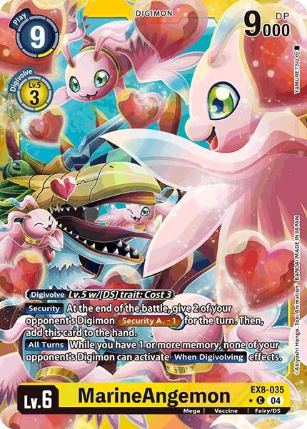 MarineAngemon (Limited Foil) (EX8-035 C) - Digimon Card Game Single