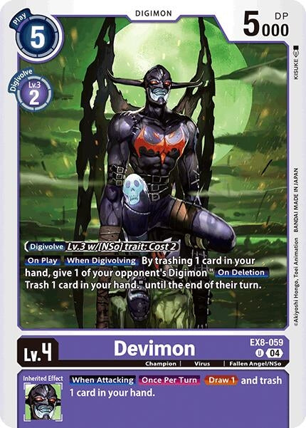Devimon (EX8-059 U) - Digimon Card Game Single