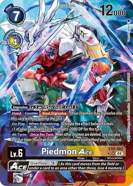 Piedmon ACE (Alternate Art) (EX8-062 SR) - Digimon Card Game Single