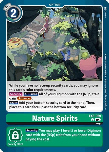 Nature Spirits (EX8-069 U) - Digimon Card Game Single