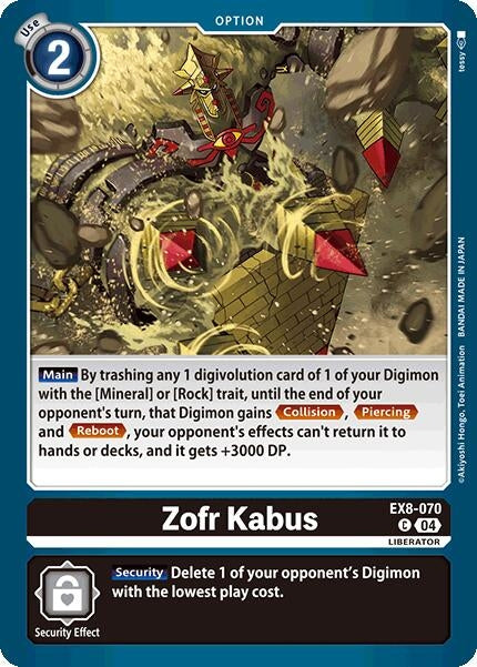 Zofr Kabus (EX8-070 C) - Digimon Card Game Single