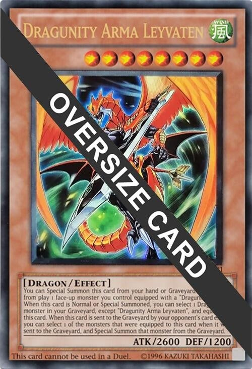 Dragunity Arma Leyvaten (Oversized) (SDDL-EN001) (MISC) - YuGiOh Single