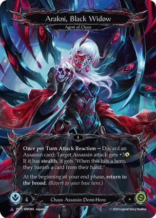 Arakni Black Widow (Marvel) (HNT003) - Flesh and Blood TCG Single