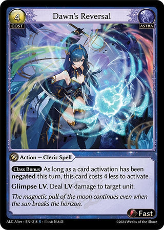 Dawn's Reversal (218) (Alchemical Revolution Alter Edition)