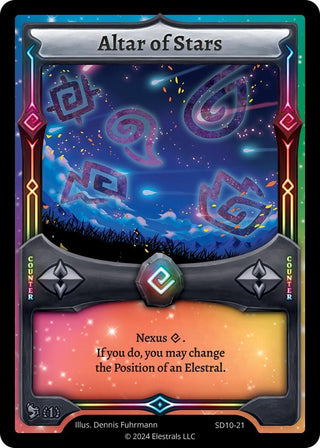 Image for Altar of Stars (SD10-21) (Fulgoryx Starter Deck) - Elestrals