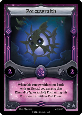 Image for Porcuwraith (MR1-032) (Moonrise) - Elestrals