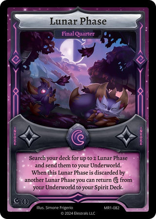 Image for Lunar Phase - Final Quarter (MR1-082) (Moonrise) - Elestrals