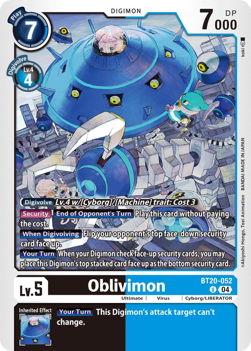 Image for Oblivimon (BT20-052 U) (Release Special Booster 2.5) - Digimon Card Game