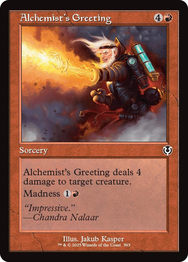 Alchemist’s Greeting (Retro Frame) (393) (INR) - MTG Single