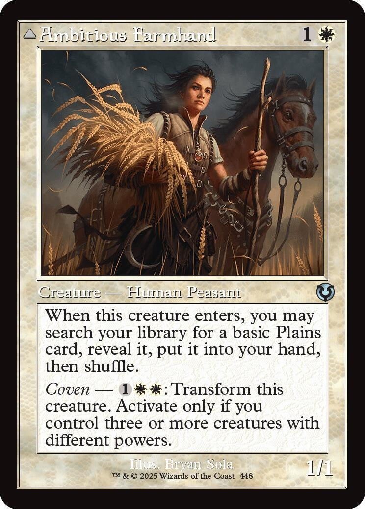 Ambitious Farmhand (Retro Frame) (448) (INR) - MTG Single