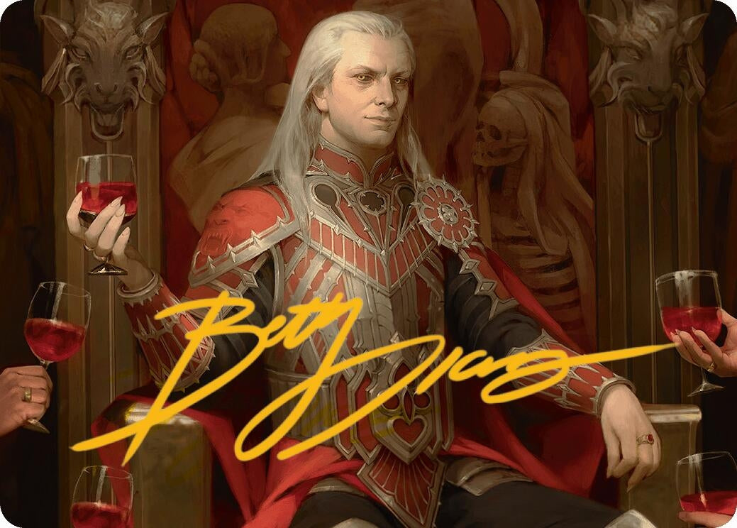 Image for Edgar Markov Art Card (Gold-Stamped Signature) (24) (Art Series: Innistrad Remastered) - Magic: The Gathering
