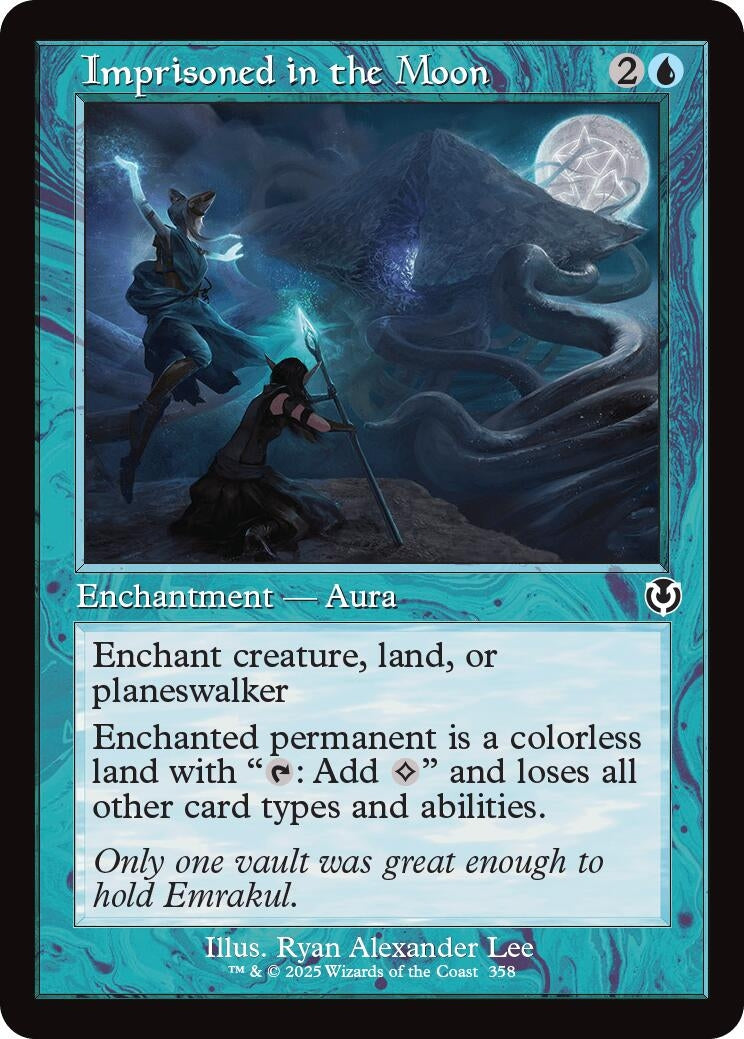 Imprisoned in the Moon (Retro Frame) (358) (INR) - MTG Single
