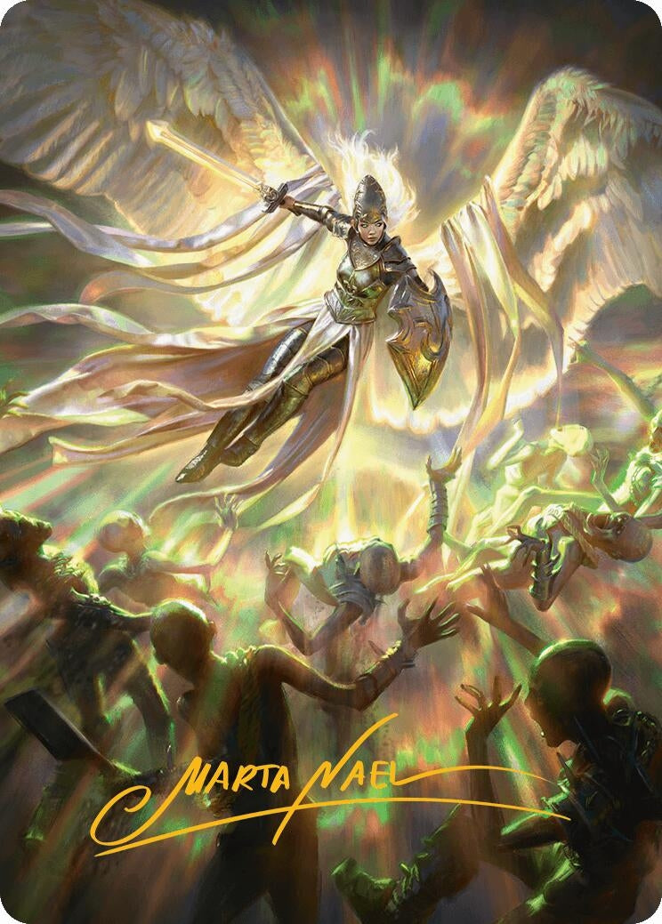 Image for Vanquish the Horde Art Card (Gold-Stamped Signature) (4) (Art Series: Innistrad Remastered) - Magic: The Gathering