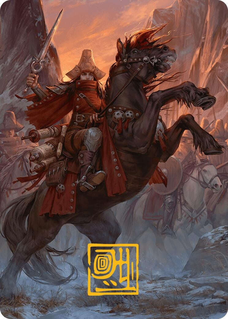 Image for Zealous Conscripts Art Card (Gold-Stamped Signature) (12) (Art Series: Innistrad Remastered) - Magic: The Gathering