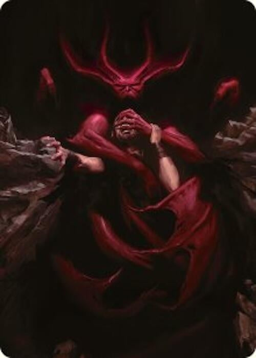 Image for Infernal Grasp Art Card (10) (Art Series: Innistrad Remastered) - Magic: The Gathering