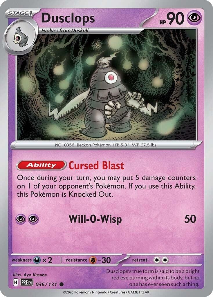 Dusclops (036/131) (PRE)