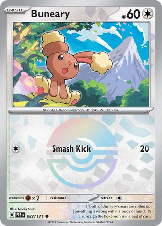 Image for Buneary (Poke Ball Pattern) (083/131) (SV: Prismatic Evolutions) - Pokemon