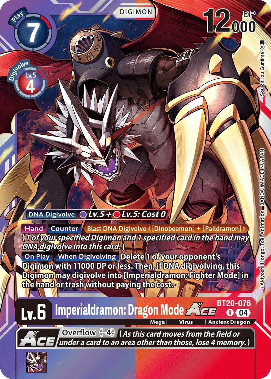 Imperialdramon: Dragon Mode ACE (BT20-076 R) (Release Special Booster 2.5)