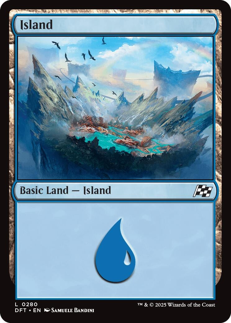 Island (0280) (280) (DFT) - MTG Single