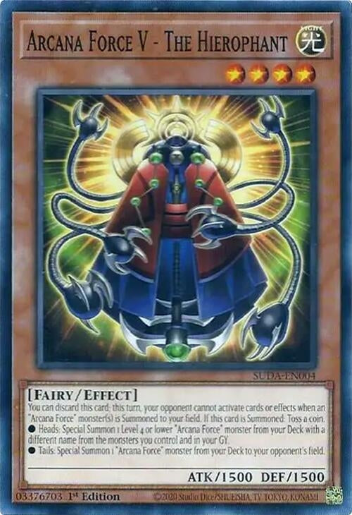 Arcana Force V - The Hierophant (SUDA-EN004) (Supreme Darkness)
