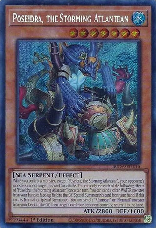 Poseidra, the Storming Atlantean (SUDA-EN016) (Supreme Darkness)