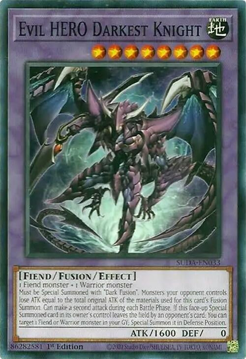 Evil HERO Darkest Knight (SUDA-EN033) (Supreme Darkness)