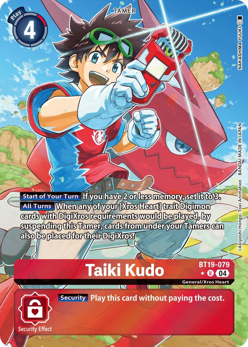 Image for Taiki Kudo (Alternate Art) (BT19-079 U) (Release Special Booster 2.5) - Digimon Card Game