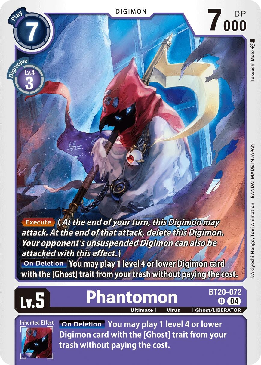 Image for Phantomon (BT20-072 U) (Release Special Booster 2.5) - Digimon Card Game