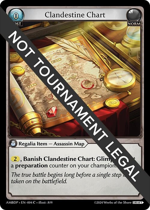 Image for Clandestine Chart (004) (Mortal Ambition Draft Pack) - Grand Archive TCG