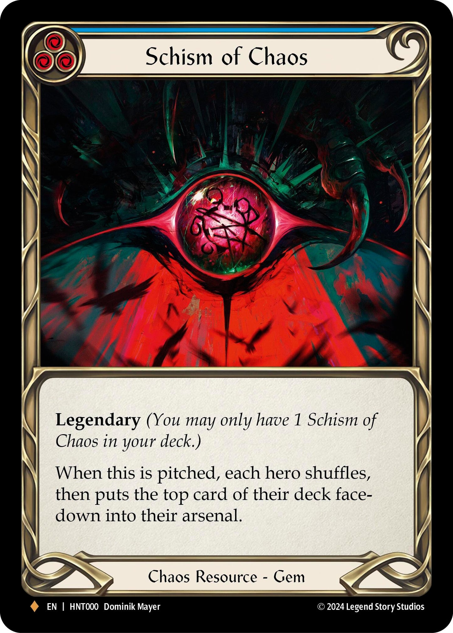 Image for Schism of Chaos (HNT000) (The Hunted) - Flesh and Blood TCG