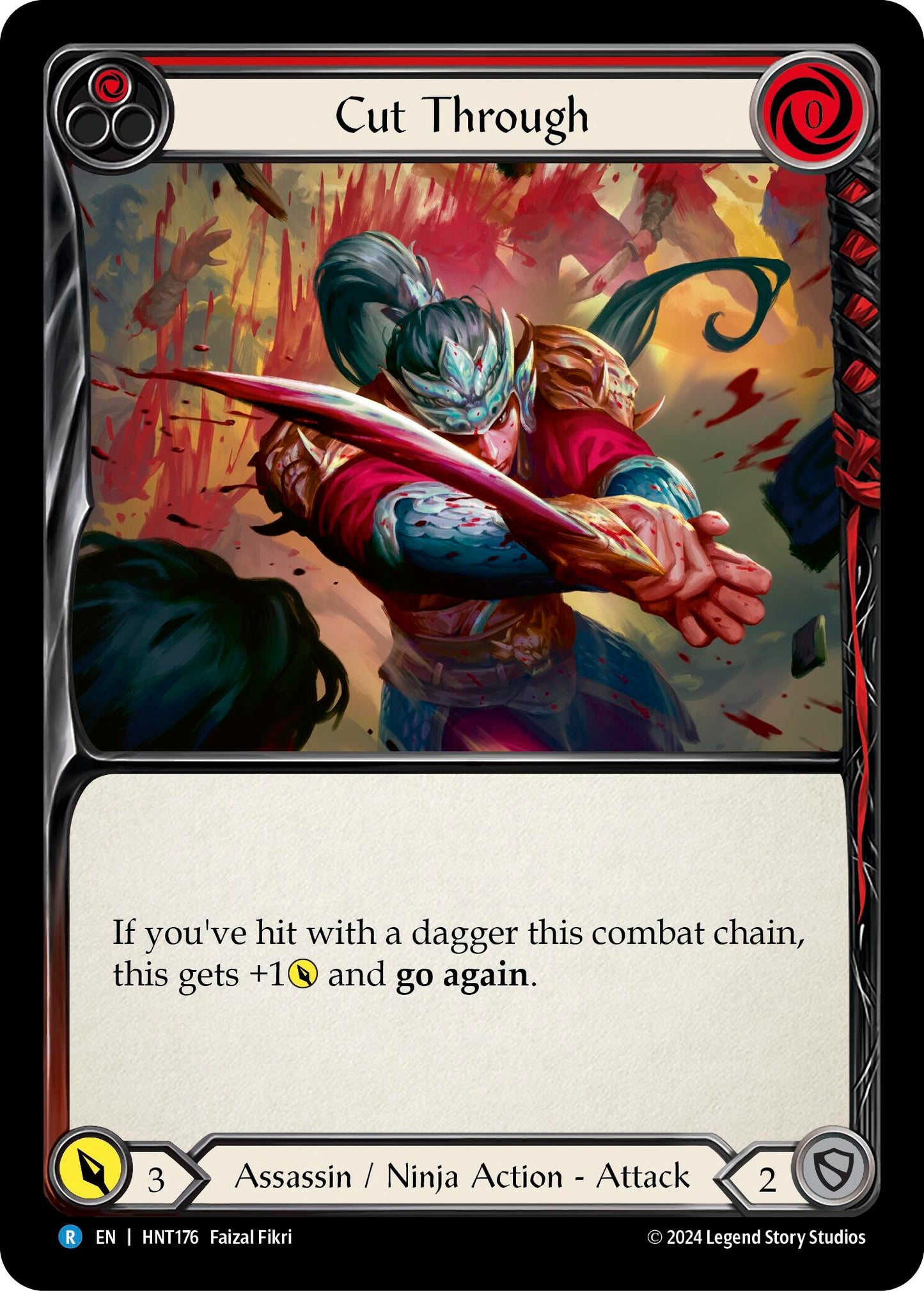 Cut Through (Red) (HNT176)