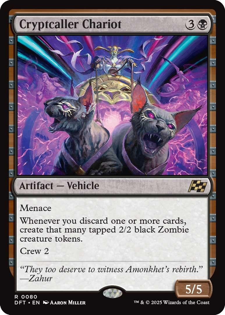 Cryptcaller Chariot (80) (DFT) - MTG Single