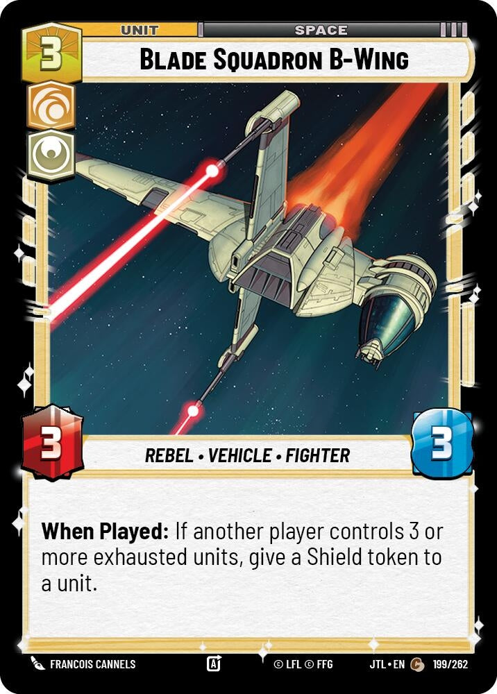 Image for Blade Squadron B-Wing (199/262) (Jump to Lightspeed) - Star Wars: Unlimited