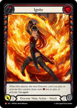 Image for Ignite (Extended Art) (HNT058) (The Hunted) - Flesh and Blood TCG