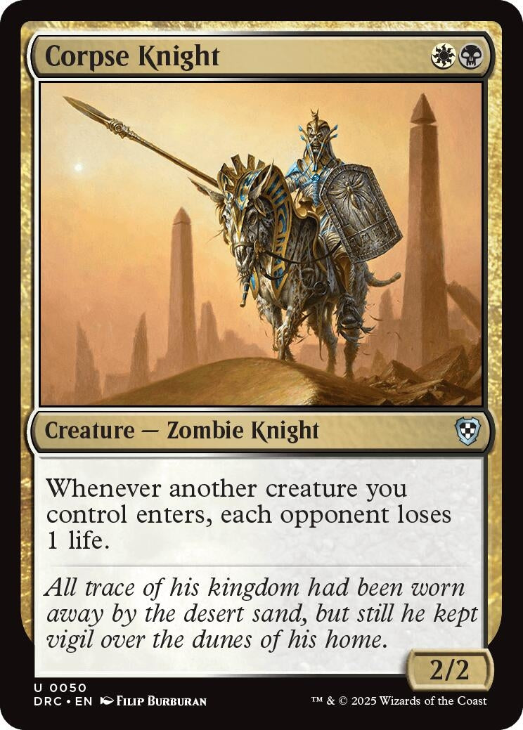 Image for Corpse Knight (50) (Commander: Aetherdrift) - Magic: The Gathering