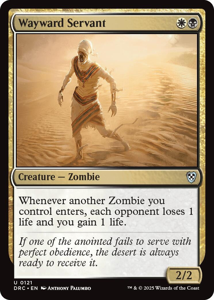 Image for Wayward Servant (121) (Commander: Aetherdrift) - Magic: The Gathering