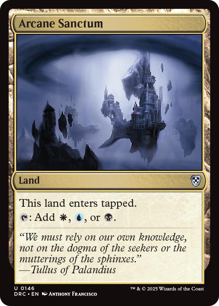 Image for Arcane Sanctum (146) (Commander: Aetherdrift) - Magic: The Gathering