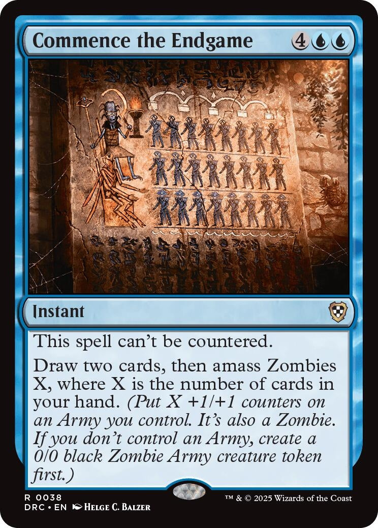 Image for Commence the Endgame (38) (Commander: Aetherdrift) - Magic: The Gathering