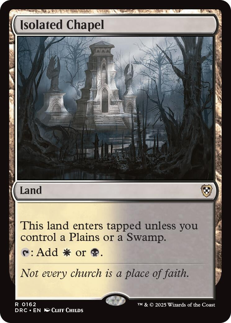 Image for Isolated Chapel (162) (Commander: Aetherdrift) - Magic: The Gathering