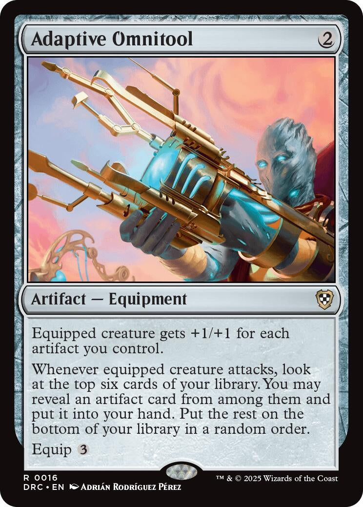 Image for Adaptive Omnitool (16) (Commander: Aetherdrift) - Magic: The Gathering