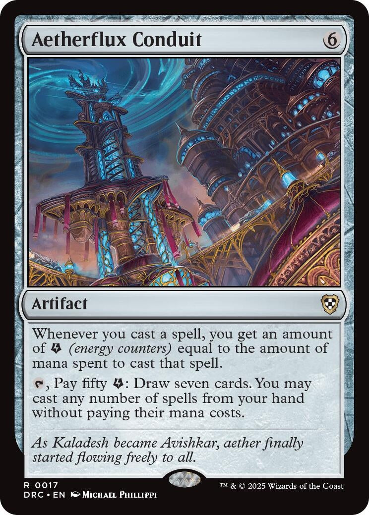 Image for Aetherflux Conduit (17) (Commander: Aetherdrift) - Magic: The Gathering