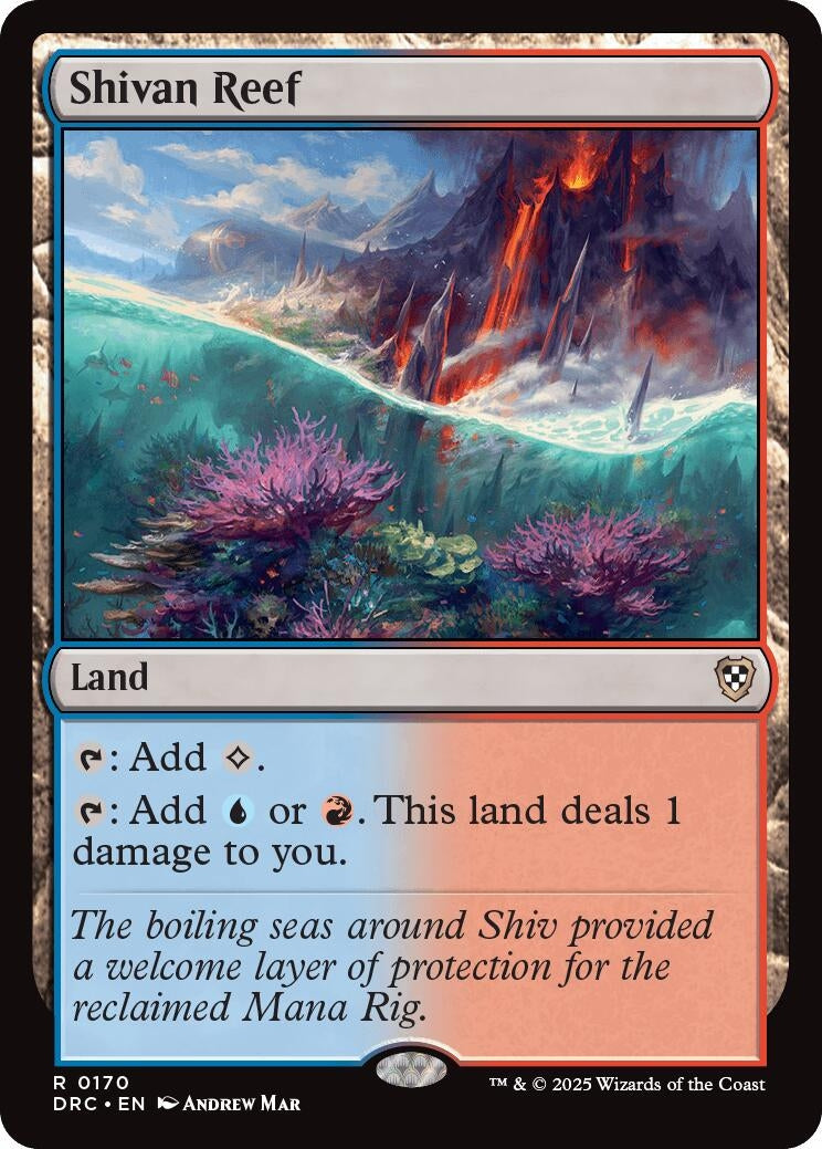 Image for Shivan Reef (170) (Commander: Aetherdrift) - Magic: The Gathering