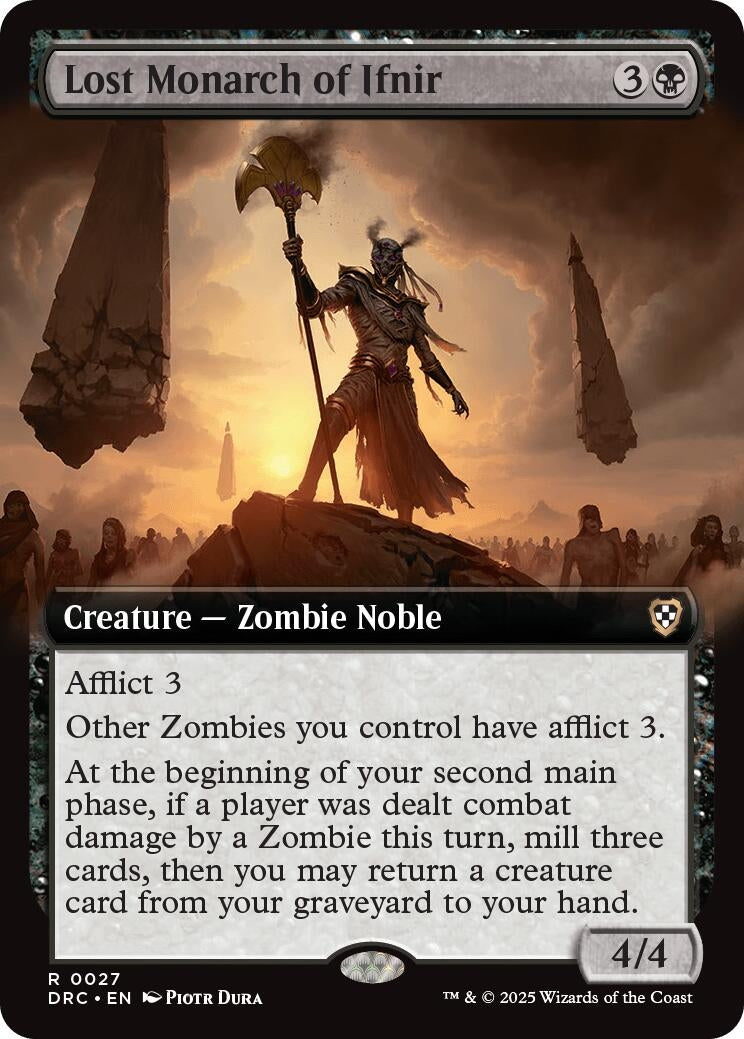 Image for Lost Monarch of Ifnir (Extended Art) (27) (Commander: Aetherdrift) - Magic: The Gathering