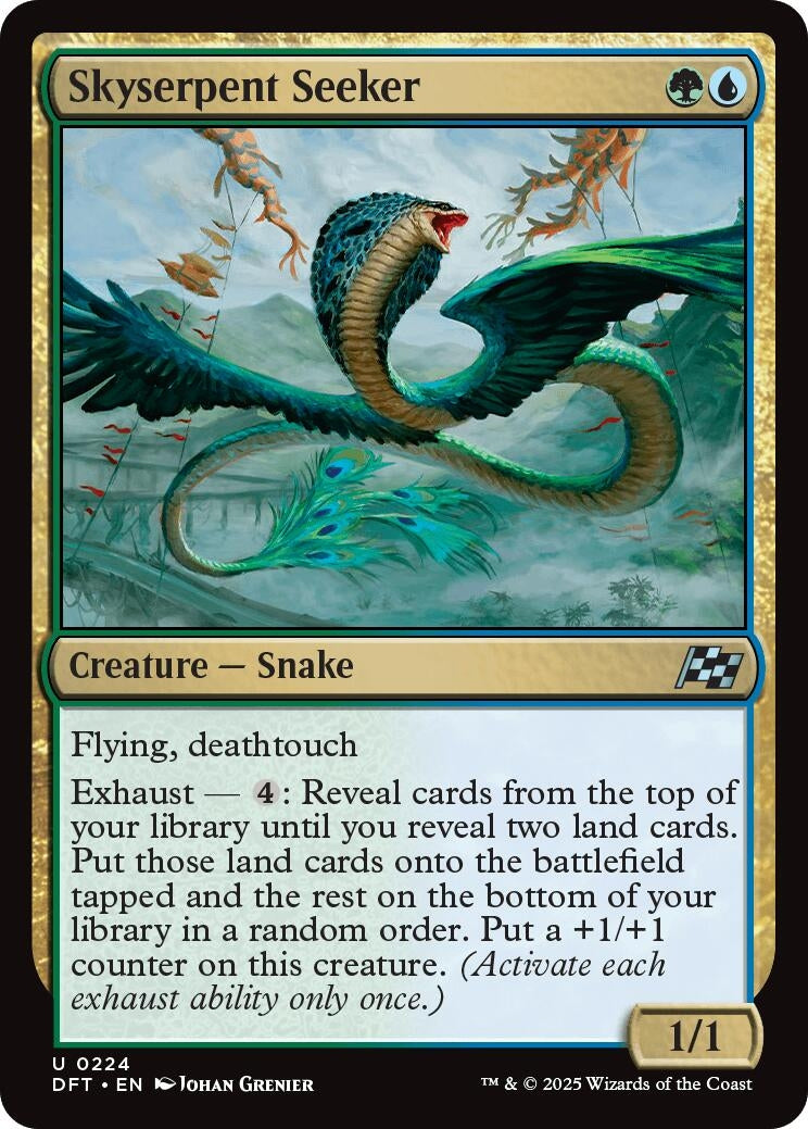 Image for Skyserpent Seeker (224) (Aetherdrift) - Magic: The Gathering