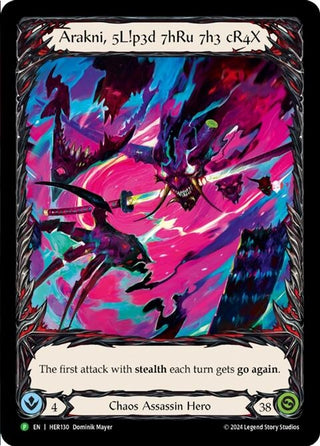 Image for Arakni, 5L!p3d 7hRu 73h cR4X (Extended Art) (HER130) (Flesh and Blood: Promo Cards) - Flesh and Blood TCG