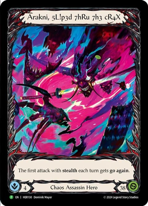 Image for Arakni, 5L!p3d 7hRu 73h cR4X (Extended Art) (HER130) (Flesh and Blood: Promo Cards) - Flesh and Blood TCG