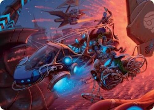 Image for Rangers' Refueler Art Card (27) (Art Series: Aetherdrift) - Magic: The Gathering