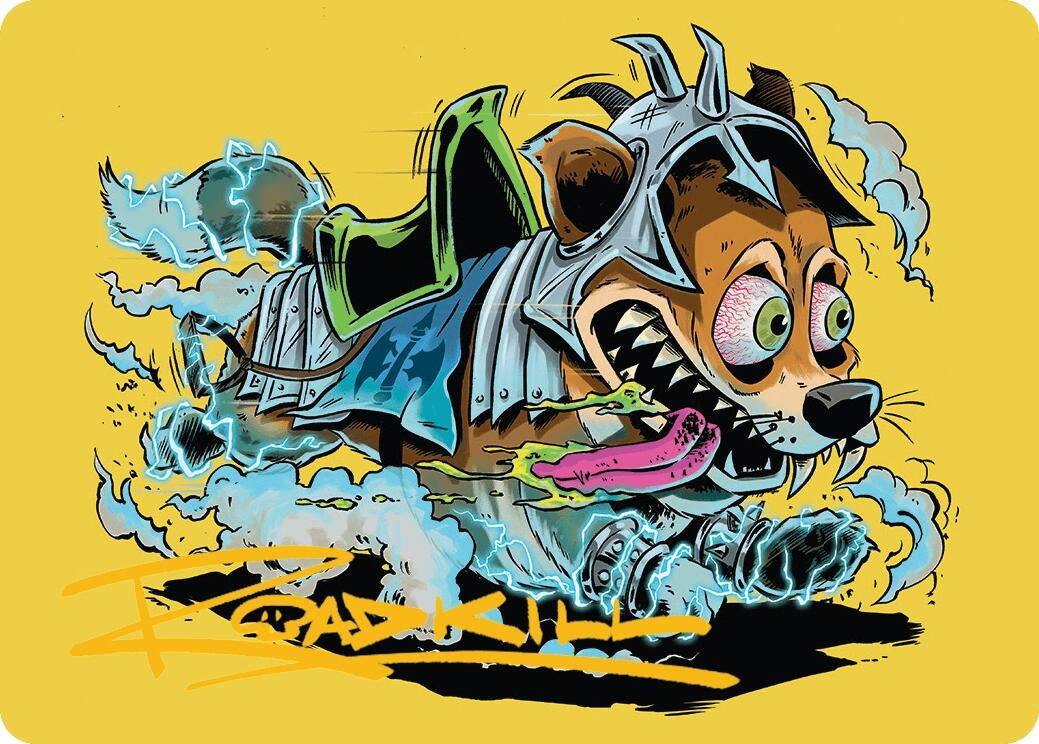 Image for District Mascot Art Card (50/54) (Gold-Stamped Signature) (50) (Art Series: Aetherdrift) - Magic: The Gathering